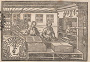 xxx printing press drawing